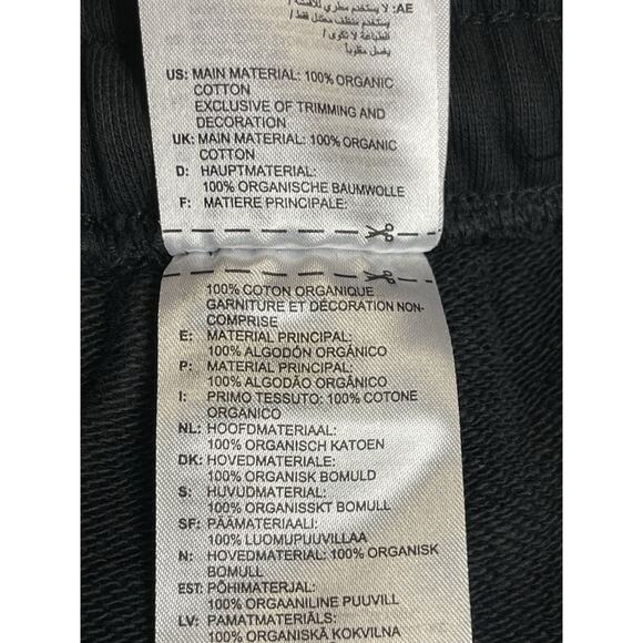 Adidas Stella McCartney Pants Womens XL Black Athletic Tapered Heavyweight Sweat - Picture 13 of 16